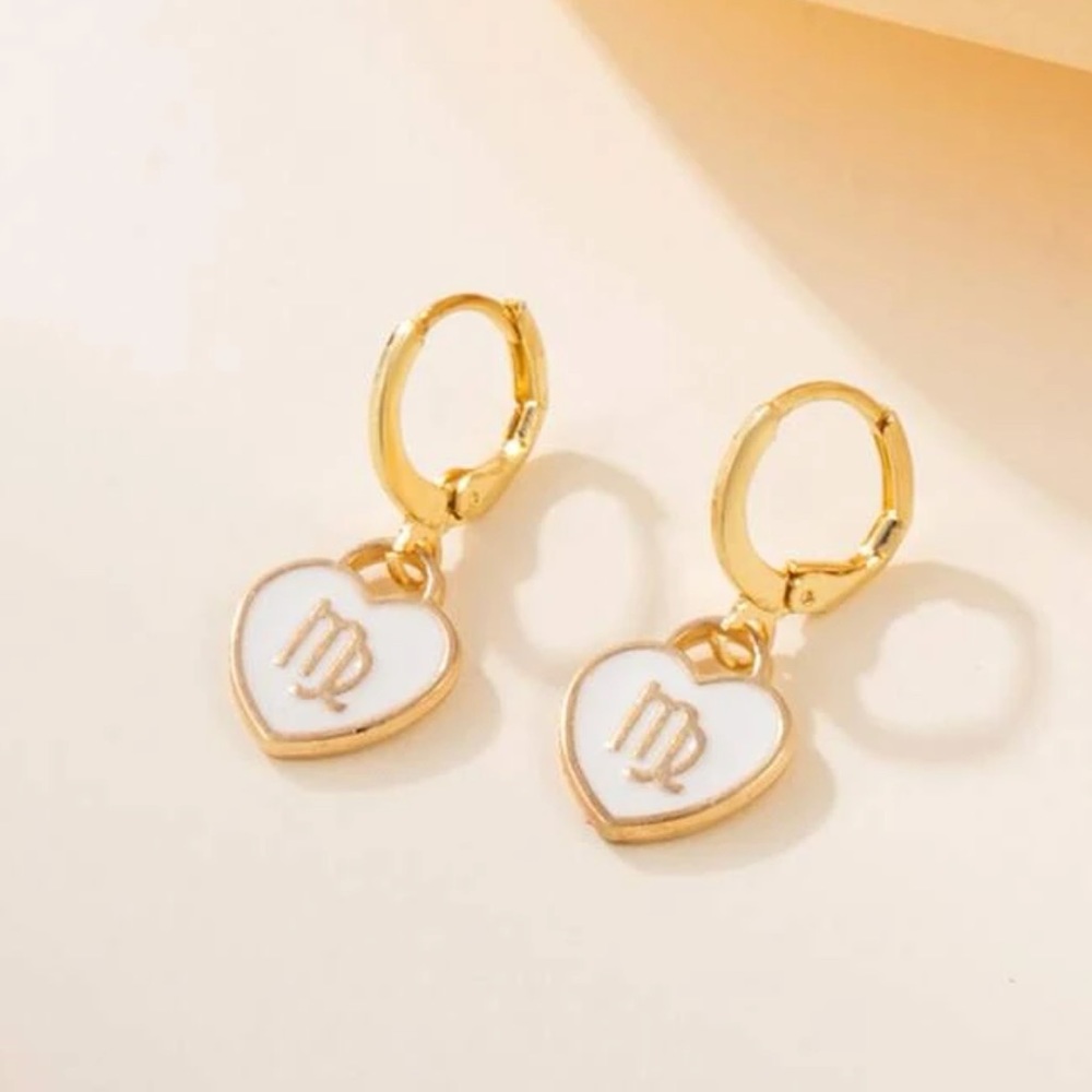 Virgo constellation earrings